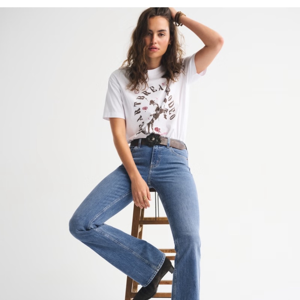 Abercrombie & Fitch Blue Boot Cut Jeans